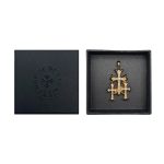 クロムハーツ 22K ゴールド トリプルクロス ダイヤモンド チャーム ペンダント