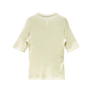 クロムハーツ CHレター ワッフルサーマル 半袖 ヘンリーネック Tシャツ