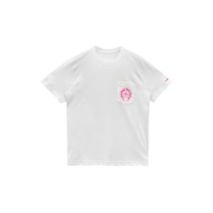 クロムハーツ ピンク ホースシュー ロゴ 半袖 Tシャツ