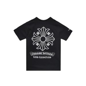 クロムハーツ ロサンゼルス限定 スクロールラベル クロス 半袖 Tシャツ