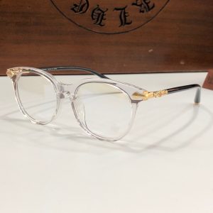 クロムハーツ 透明ゴールドエディション メガネ