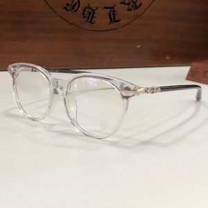 クロムハーツ 透明シルバーエディション メガネ