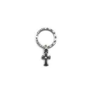 Chrome Hearts シルバー ベイビーファット ドロップ リング
