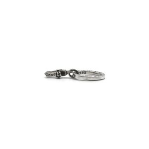 Chrome Hearts シルバー ベイビーファット ドロップ リング