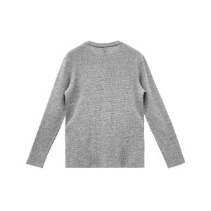 クロムハーツ ワッフルカットソー CH ロゴ グレー