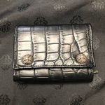 クロムハーツ 3フォールドウォレット クロコ アリゲーター 財布 ウォレット