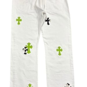 クロムハーツ × Levi's リーバイス セメタリークロスパッチ デニムパンツ サイズ38 ハラコ 18パッチ