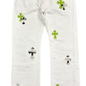 クロムハーツ × Levi's リーバイス セメタリークロスパッチ デニムパンツ サイズ38 ハラコ 18パッチ