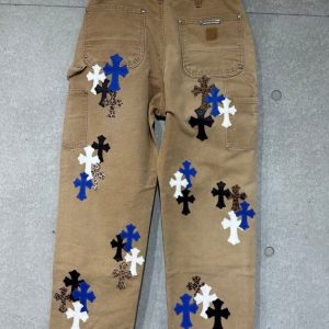 クロムハーツ × carhartt デニム オーダー ダブルニー ジーパン ジーンズ