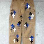 クロムハーツ × carhartt デニム オーダー ダブルニー ジーパン ジーンズ