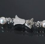 クロムハーツ × ミキモト MIKIMOTO ダイヤ クロス パール ネックレス K18WG