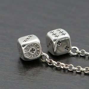 クロムハーツ ダブルダイス ドロップ ピアス