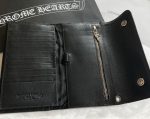 クロムハーツ WAVE ヘビーレザー ロングウォレット