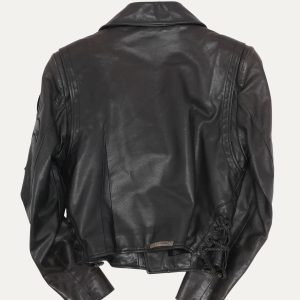 クロムハーツ フルール レザー ダブル ライダース ジャケット