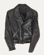 クロムハーツ フルール レザー ダブル ライダース ジャケット