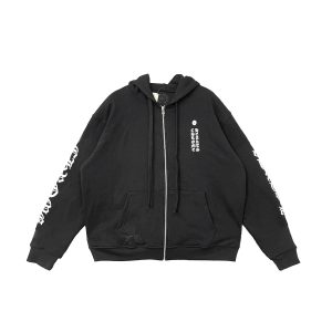 クロムハーツ ホースシュー Tロゴ ジップアップ フーディ