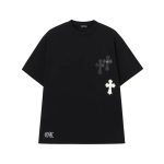 クロムハーツ クロスパッチ Tシャツ ブラック＆ホワイト