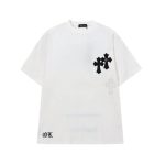 クロムハーツ クロスパッチ Tシャツ ホワイト＆ブラック