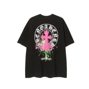 クロムハーツ ペイントスプラッタークロス Tシャツ